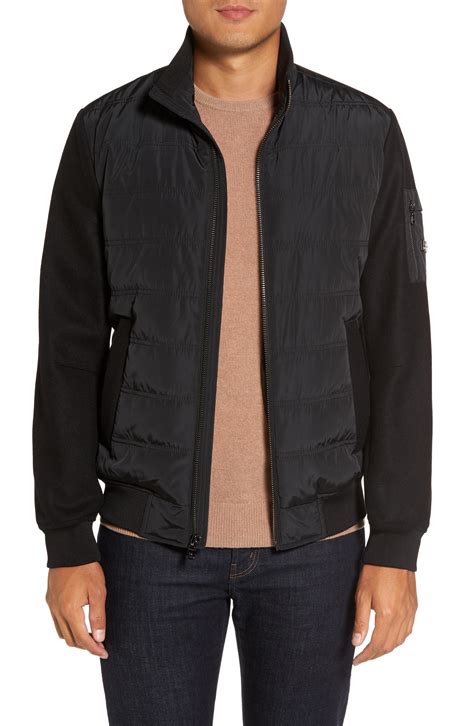 dillards michael kors men's jacket|Men's Black Jackets & Coats .